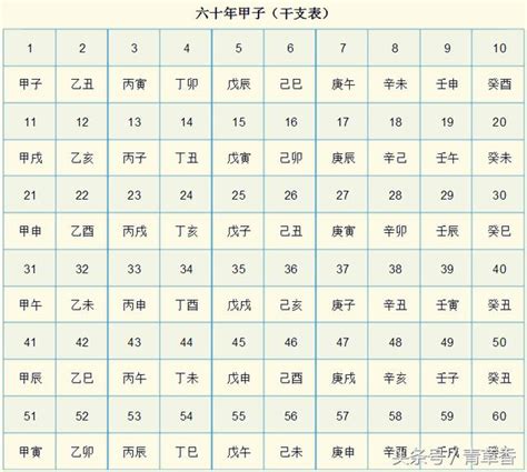 十天干 查詢|《天干地支》對照表及運用方法